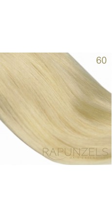 0.5 Gram 20" Pre Bonded Nail Tip Colour #60 Lightest Blonde (25 Strands)